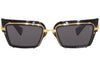 BALMAIN BPS-130A-52 Unisex Sunglasses Black/Gold