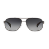 PRADA SPR 52P 5AV-5W1 Unisex Sunglasses Gunmetal / Black