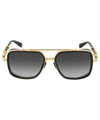BALMAIN BPS-108A-58 Unisex Sunglasses GOLD, Gray