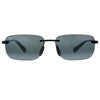 MAUI JIM MJ624 02 59 - 3 pcs MAUI JIM Black Square
