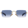 DAVID BECKHAM DB 7109/S RHL08 - 3 pcs DAVID BECKHAM Black gold Square