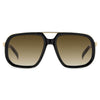 DAVID BECKHAM DB 7101/S 2M2HA Men Sunglasses Black and gold