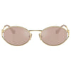 MIU MIU SMU 52Y ZVN20F 54 - Metal full MIU MIU Gold Ladies