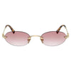 MIU MIU SMU A54 ZVN70O 51 - 3 pcs MIU MIU Gold Ladies