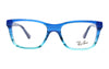 Ray-Ban RB 1536 3731 Kid Optical Frame Blue striped gradient