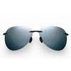 MAUI JIM MJ 421-02 Men Sunglasses Gloss Black