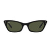Ray-Ban RB2299 LADY BURBANK SH SU CATEYE Women Sunglasses Polished Black