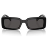 DOLCE&GABBANA DG6187 501/87 Unisex Sunglasses Molded Black Crystal Clear Temples.