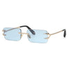 ROBERTO CAVALLI SRC023 594C 59 - 3 pcs Roberto Cavalli Silver blue Square