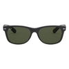 Ray-Ban RB 2132 6462/31 Unisex Sunglasses Black Rubber on Black