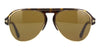 TOM FORD TF 929 52J Men Sunglasses Shiny Dark Havana and Gold