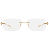 GUCCI GG1703O 003 55 - 3 pcs Gucci Gold Square