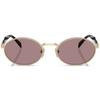 PRADA SPR 65Z ZVN-20I - Metal full Prada Gold Round