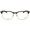 RAYBAN RB6518 2890 - Metal full Rayban Black gold Square