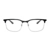RAYBAN RB6518 3163 - Metal full Rayban Silver black Square