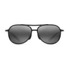 MAUI JIM MJ438-02 Men Sunglasses Black Gloss