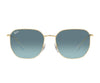 Ray-Ban RB3695I 001/3M Unisex Sunglasses GOLD