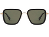 GIGISTUDIOS 6648/1 FORD Men Sunglasses Gold with Rims and Temples in Matt Black