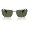 RAYBAN RB3759I 004/9A 57 - Metal full Rayban Gunmetal Square