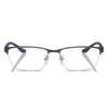 EMPORIO ARMANI EA 1147 3368 Men Optical Frame Matte Silver/Bluette