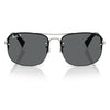 RAYBAN RB3761I 004/81 59 - 3 pcs Rayban Silver Square