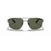 RAYBAN RB3663 004/58 60 - Metal full Rayban Gunmetal Square