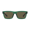 Ray-Ban RB4396 6681/3 Unisex Sunglasses Transparent green
