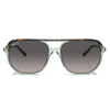 RAYBAN RB 2205 1376/M3 Unisex Sunglasses Havana On Transparent Green