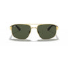 RAYBAN RB3663 001/31 60 - METAL SHEET Rayban Gold brown Square