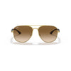 RAYBAN RB3683 001/51 56 - Metal full Rayban Gold Square