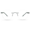 MODO 4633 DGRN 50 Unisex Optical Frame GREEN