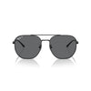 RAYBAN RB3724D 002/81 59 - Metal full Rayban Black Round
