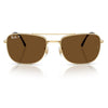 RAYBAN RB3755 001/57 59 - Metal full Rayban Gold Square
