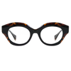 GIGISTUDIOS 6729/1 MARGARET Unisex Optical Frame Shiny Black Torotoise Lamination
