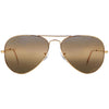 RAYBAN RB 3025 9196/G5 Unisex Sunglass Gold
