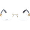 PHILIPP PLEIN VPP086 0400 Men Optical Glasses Gold