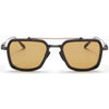 AKONI AKS 507E 51 Unisex Sunglass Black Iron and Bronze