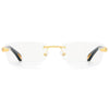MAYBACH THE ARTIST IX Men Optical Glasses Gold