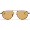 AKONI AKS 511B 54 Unisex Sunglass GOLD