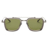 AKONI AKS-507B 51 Men Sunglasses Brushed Black Palladium ( Silver )