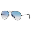 RAYBAN RB3025I 0025/3F 55 - Metal full Rayban Black Aviator