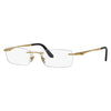 RAYBAN RB6303I 2500 53 - 3 pcs Rayban Gold Square