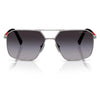 PRADA SPSA50 5AV09U 60 - Metal full Prada Gunmetal Square