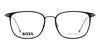 HUGO BOSS 1431 RZZ Men Optical Frame Matte Black and Dark Ruthenium