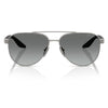 PRADA SPS A52 5AV3M1 58 - METAL SHEET Prada Gunmetal Aviator