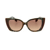 BURBERRY B 4393 4054/13 Women Sunglasses Check Brown/Bordeaux