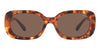 COACH HC8358U 571173 Women Sunglasses Pearlescent Amber Tortoise