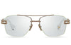 DITA GRAND EVO DTX146-A-02 Unisex Optical Frame White Gold - White