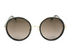 JIMMY CHOO ANDIE/S J7QJ6 Women Sunglasses Black and gold