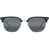 RAYBAN RB 4416 6656/G6 Unisex Sunglasses Blue on Silver
